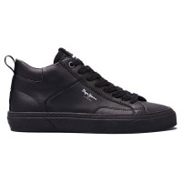 Чоловічі чорні шкіряні кеди Pepe Jeans YOGI ORIGINAL BOOT 42 EU 4